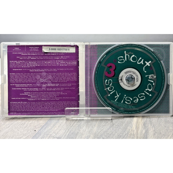 Shout Praises Kids 3 – Shout to the Lord (CD, Worship for Kids, Library Copy) - Picture 3 of 5